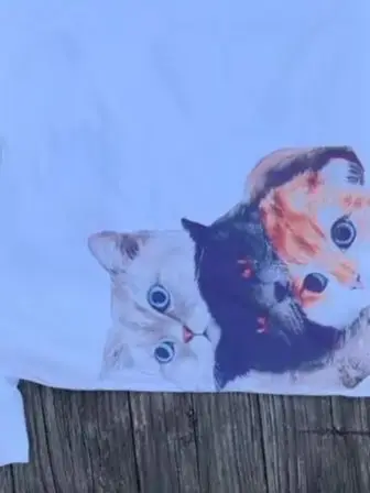 

American Print Retro polo shirt lapel short sleeve Summer Tops Short Sleeve Punk Style Korean Streetwear Y2K Personalized