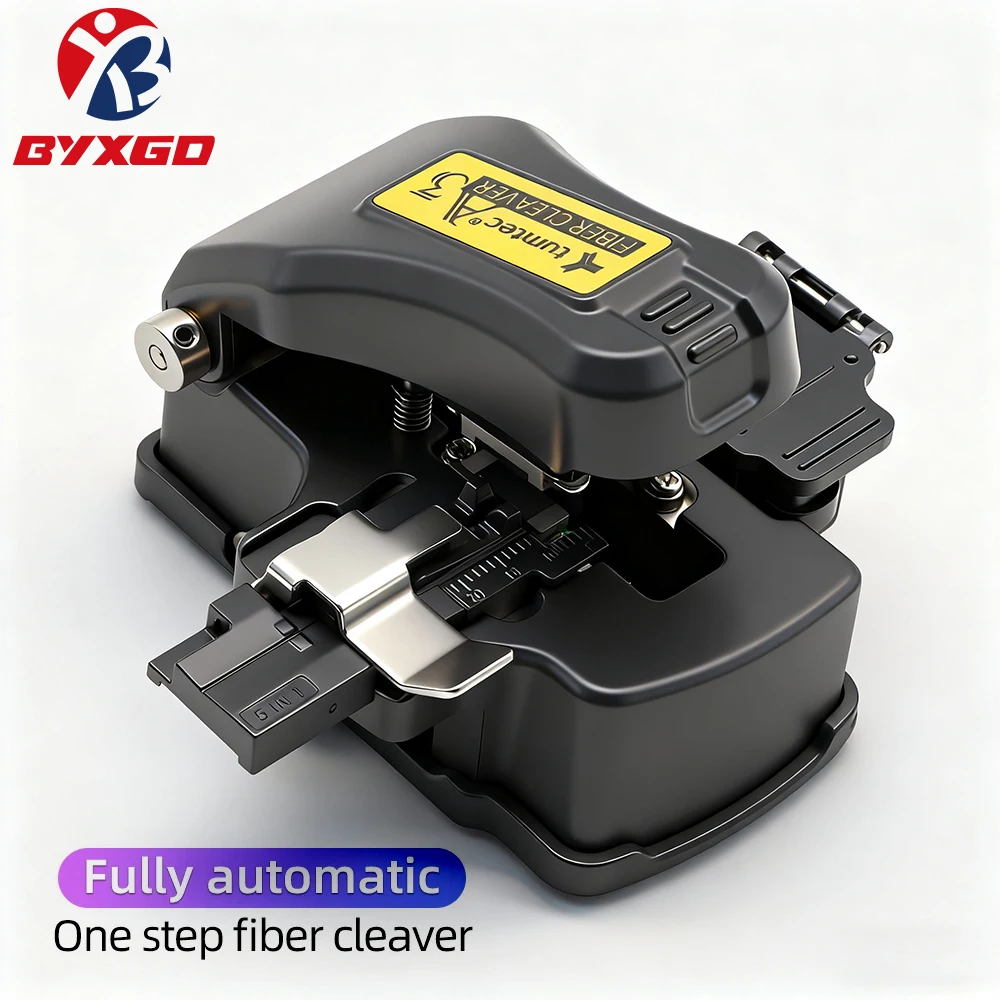 BYXGD A3 الألياف البصرية الساطور FTTH الألياف البصرية القاطع سبائك التيتانيوم خطوة واحدة الدقة لأداة توقيت الألياف SM/MM