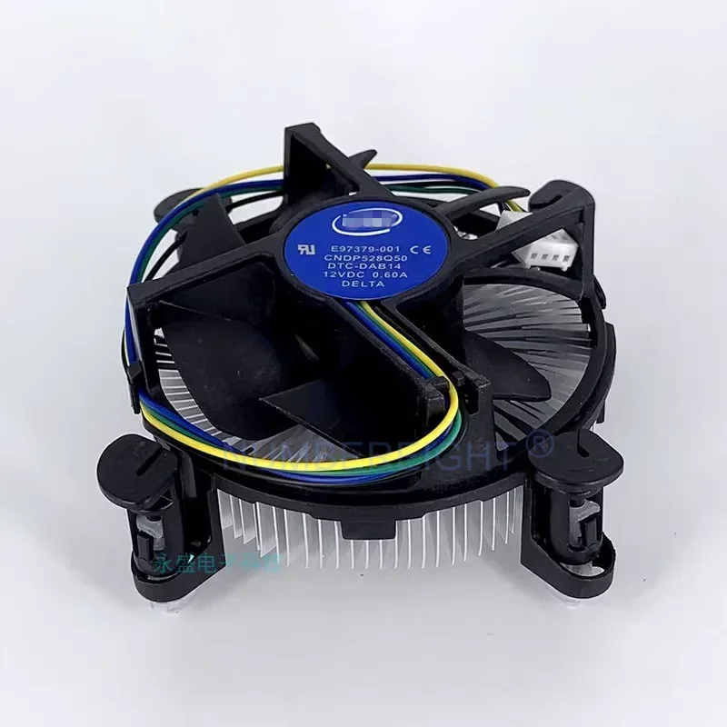 New Cooler Fan/Heatsink For Intel E97379-001 Core i3/i5 i7 Socket 12V 0.60A 775 Pin LGA 1150/1155/1156 Aluminum Copper Radiator