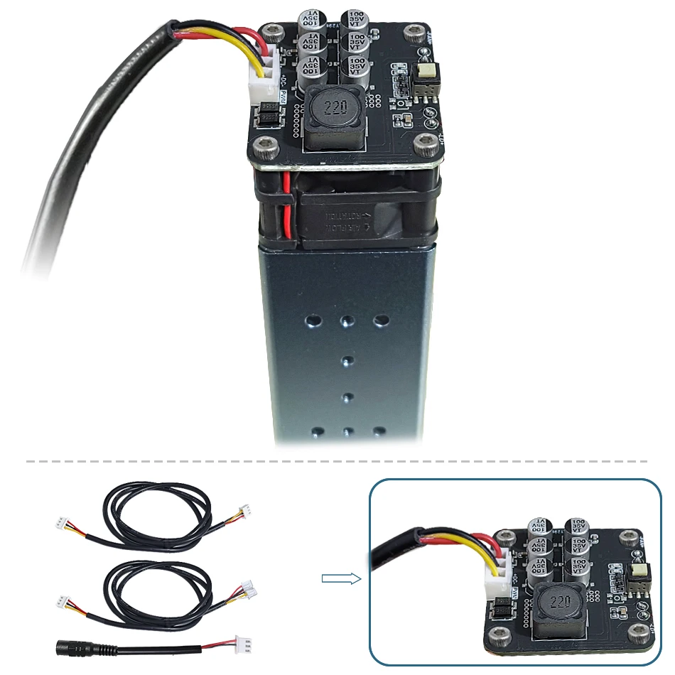 AENBUSLM 450nm Blue Light Laser Module 40W 80W Laser Engraving Head CNC Engraver Wood Cutting DIY Laser Tools Woodworking Laser