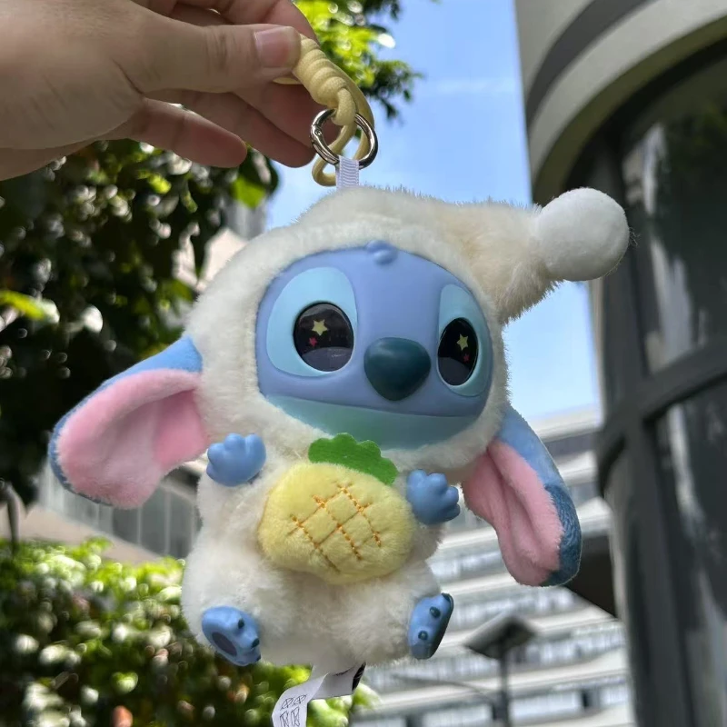 ديزني غرزة أكل شيء قبل النوم سلسلة صندوق أعمى أفخم لعبة من الفينيل لطيف دمية صندوق غامض حقيبة قلادة هدية الزخرفية