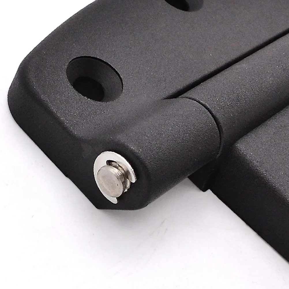 

2Pcs Nylon Hinge Thicken Cabinet Drawer Smooth Silent Heavy Duty Door Hardware for Home Office Furniture Black