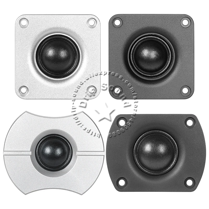 Haut-parleur magnétique NdFeB avec dissipateur thermique, haut-parleur triple, twecirculation, 4 Ohm, 6 Ohm, 8Ohm, 20W, doré, argenté, noir, 2 pièces