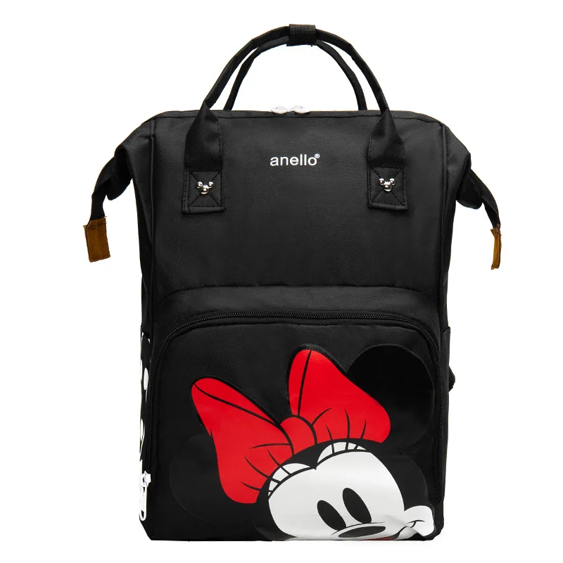 Disney Fashionable Mommy Minnie Double Shoulder Maternal And Baby  Mickey Cartoon Mickey Mouse Mom  Bottle  Diaper Bag