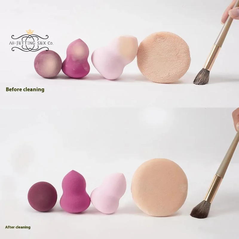 Przenośne elastyczne pudełko z siatki do mydła, puder, pędzel do makijażu, narzędzie do szybkiego czyszczenia, kosmetyczne pudełko do mycia pędzli na sucho