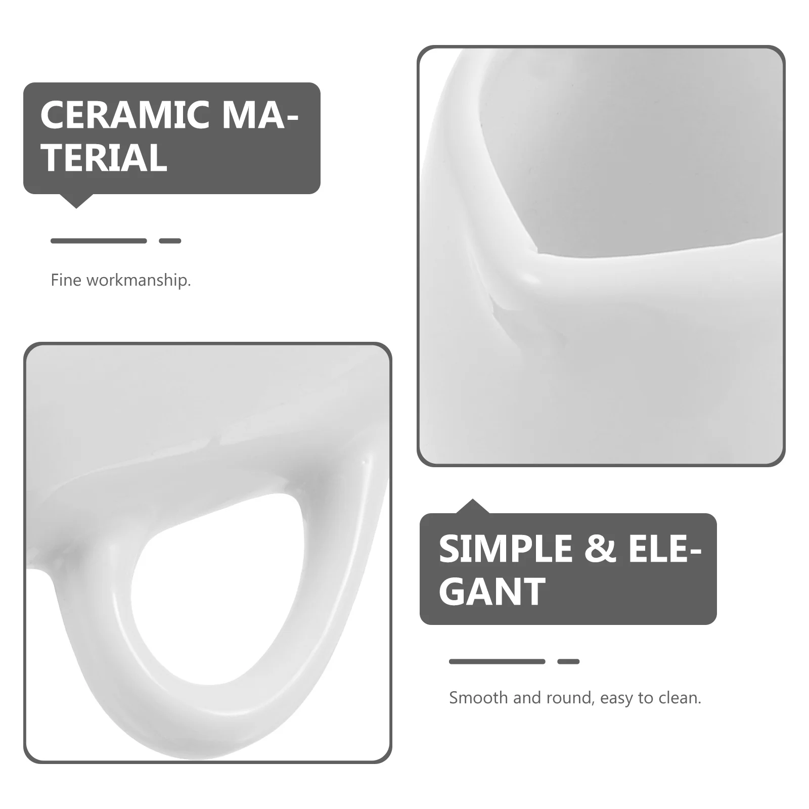 

6Pcs Milk Cups with Sauce Spoon Fine Craftsmanship Ceramic Beverage Vessels for Cafe Home Kitchen Multipurpose Sauce Coffee