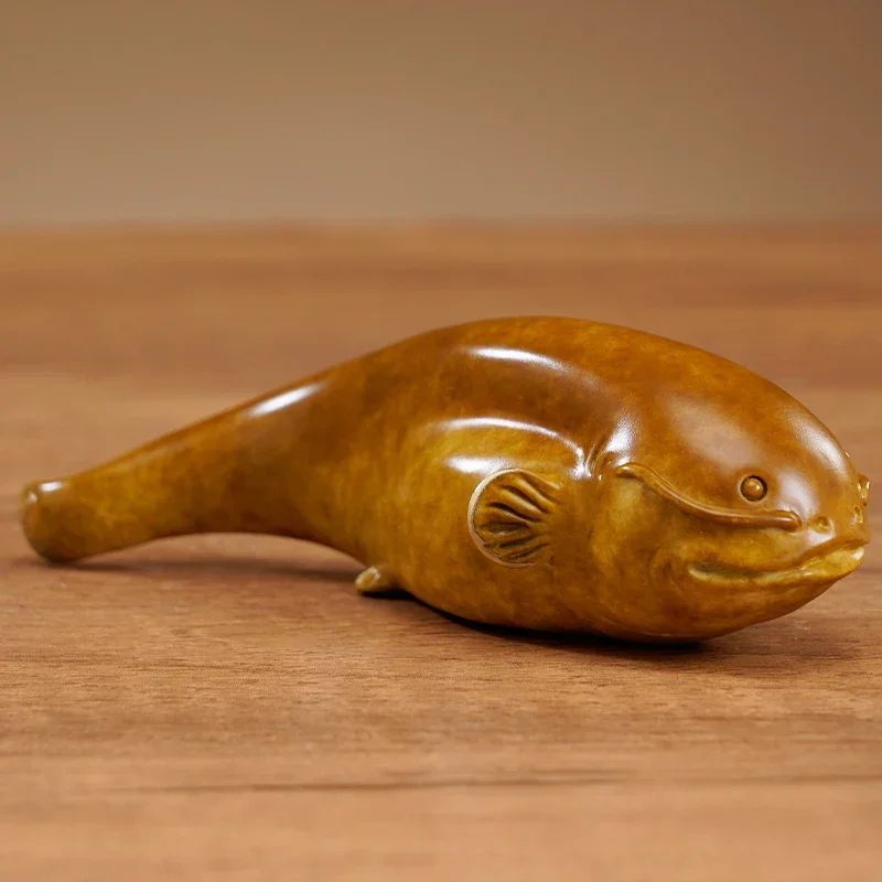 Fish copper ornaments, desktop decorations, handicrafts, living room, home, housewarming, new house, new house moving