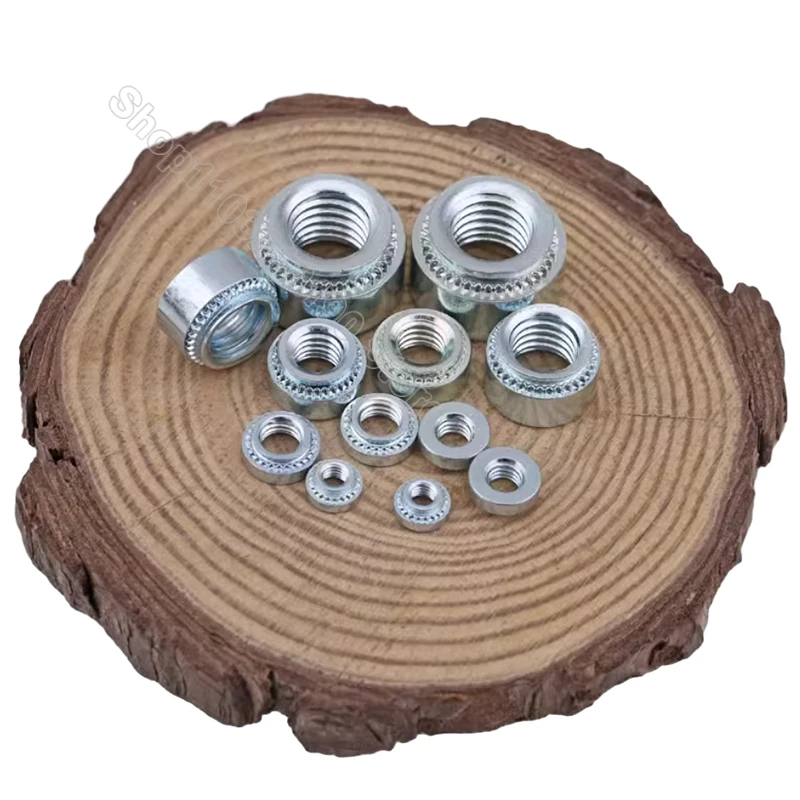 

M2 M2.5 M3 M4-M10 Slab Thick 1-3.2mm Zinc Plated Carbon Steel Press Rivnut Galvanized Self-Clinching Insert Nutsert Rivet Nut