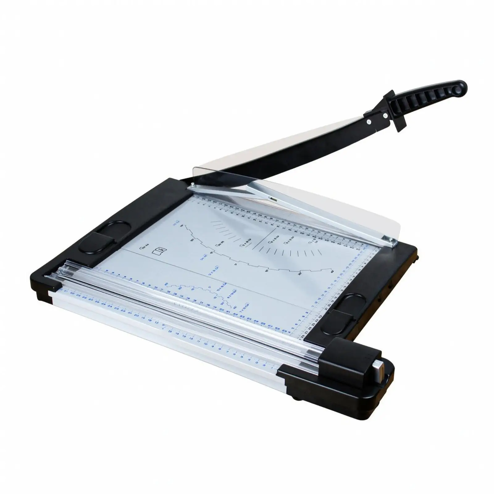 2 in 1 Paper Trimmer Cutter Machine Metal Guillotine with Sliding Blade for Scrapbooking DIY Cardstock and Document Prep