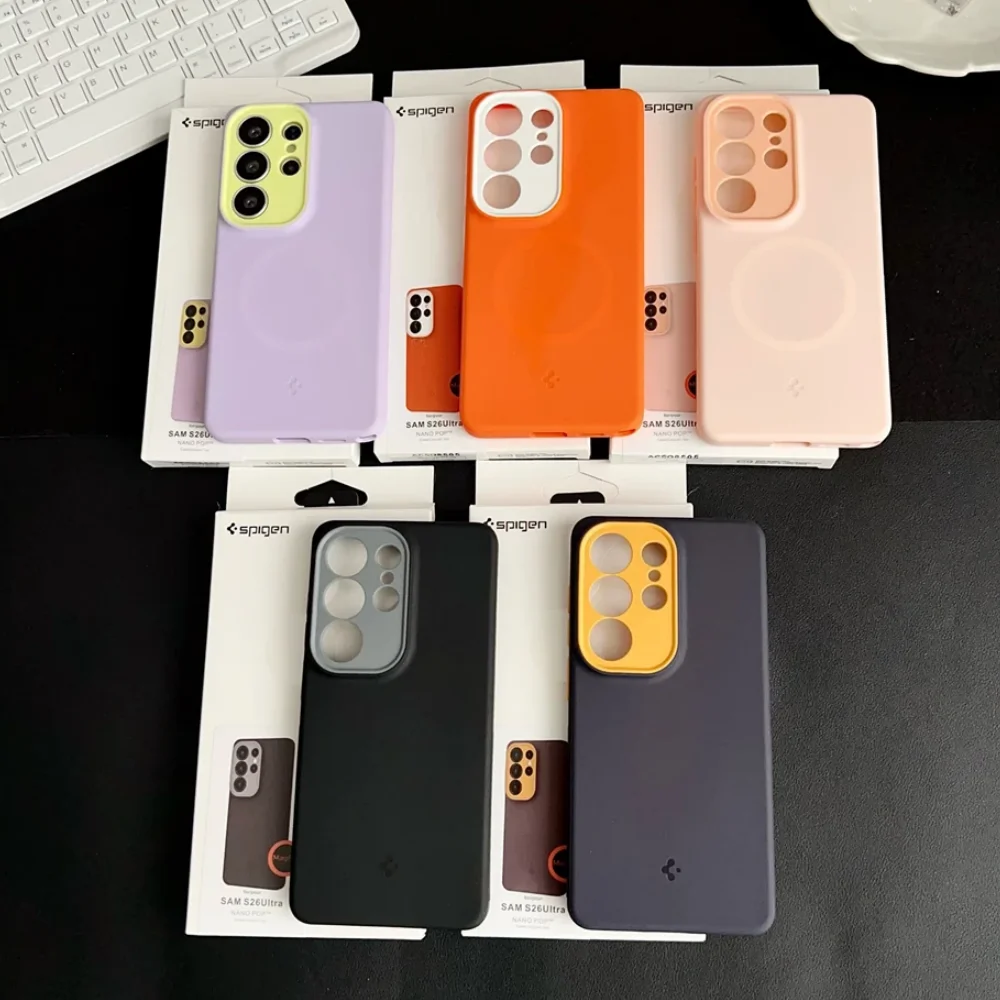 Etui Spigen do Samsung Galaxy S26 Ultra, z MagFit, oryginalne etui S25 Ultra do Magsafe, wysokiej jakości silikonowe etui na tył telefonu. — zdjęcie produktu 2