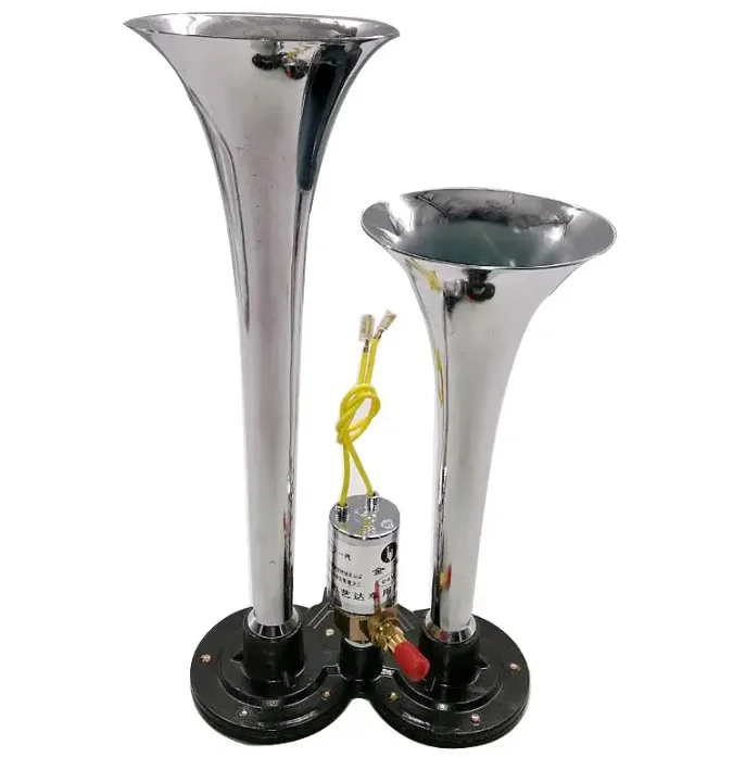 البوق بصوت عال قطار شاحنة الهواء القرن سيارة 12 فولت 24 فولت شاحنة قارب قطار حافلة الهواء الفولاذ المقاوم للصدأ سيارة الهواء القرن مصنع التصنيع