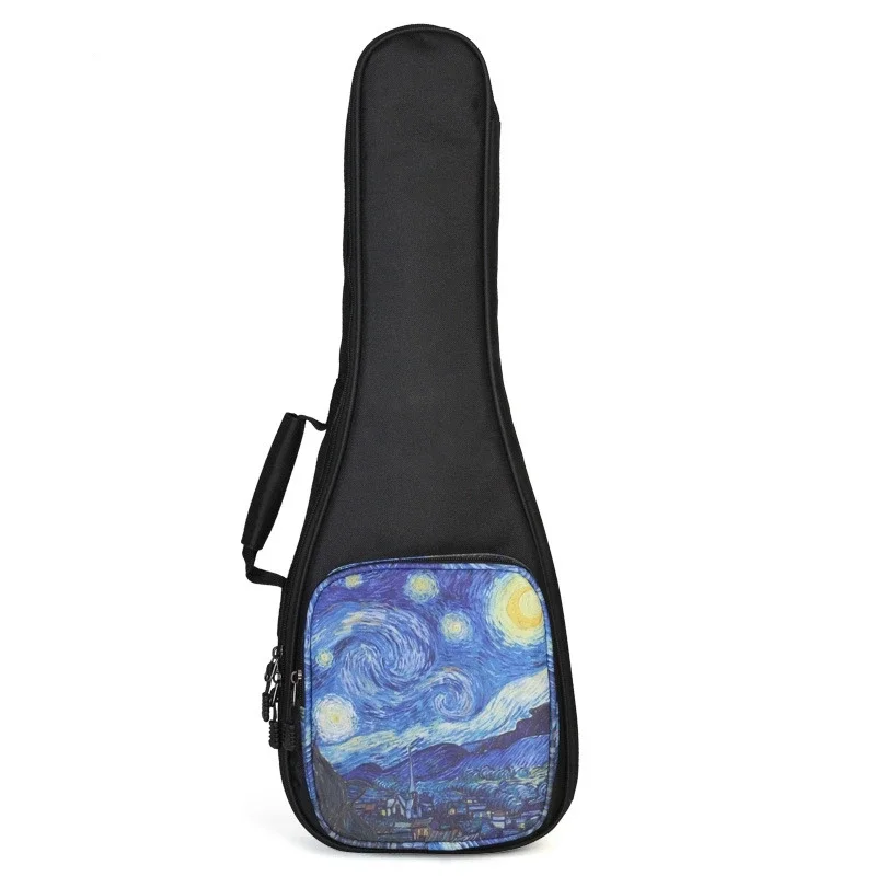 21/23/26/30 Polegada saco de ukulele engrossar soprano concerto tenor barítono maleta noite estrelada guitarra mochila bolsa show