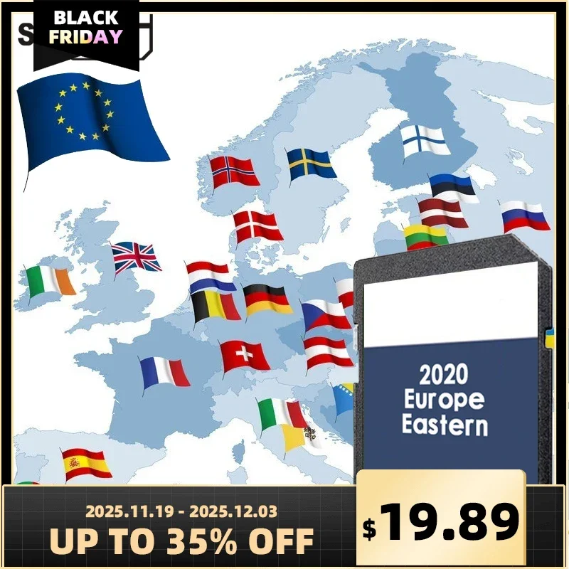 

SMIOST Navigation SD Card 8GB Sat Nav Card RNS310 East Ost Map Card Transporter Sat Nav Memory Sat Version Cards