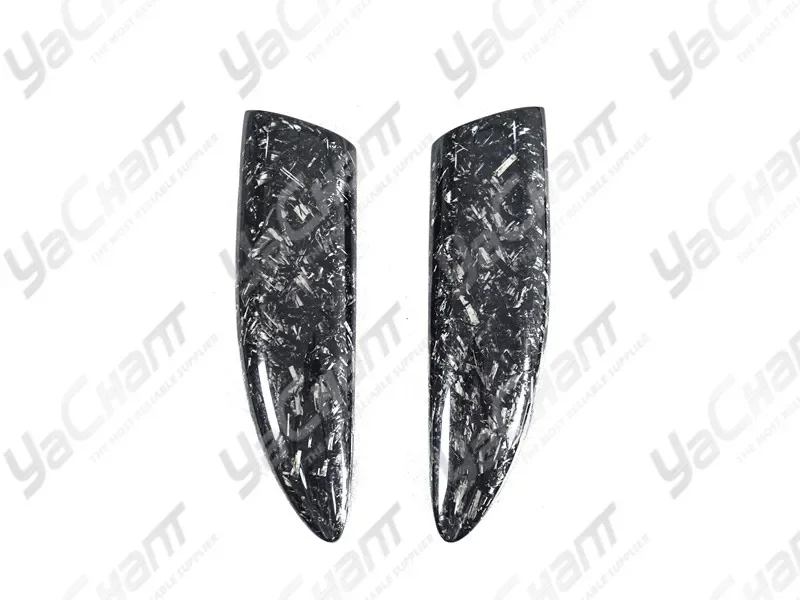 Car-Styling Carbon Fiber Forged Carbon Weave Side Air Intake Fin Fit For 2018-2021 600LT OEM Style (Same for 540C570S Upgrade)