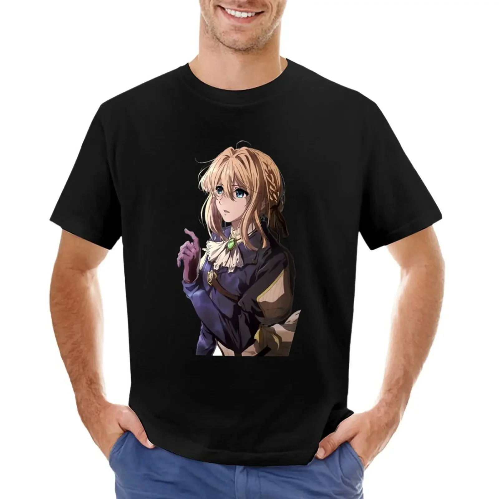 

Violet Evergarden T-shirt funnys shirts graphic tees summer tops sports fans men graphic t shirts