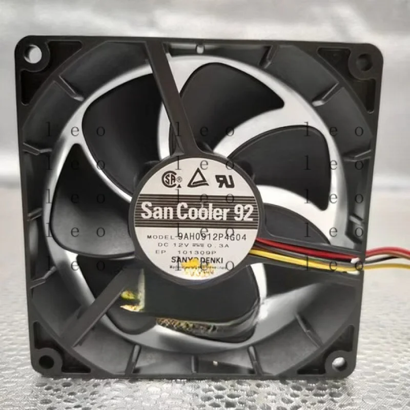 

CC for SANYO 9AH0912P4G04 9025 DC12V 0.3A 9CM 4-Wire PWM Dual Ball Cooling Fan