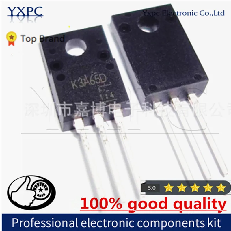 10pcs TK2A65D TK3A65D TK3A60DA TK4A60D TO220F K2A65D K3A65D K3A60DA  K4A60D Chips