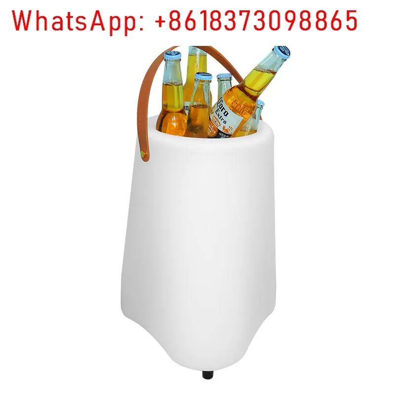 

LED luminous ice bucket handheld light plastic creative bar KTV atmosphere charging remote control outdoor
