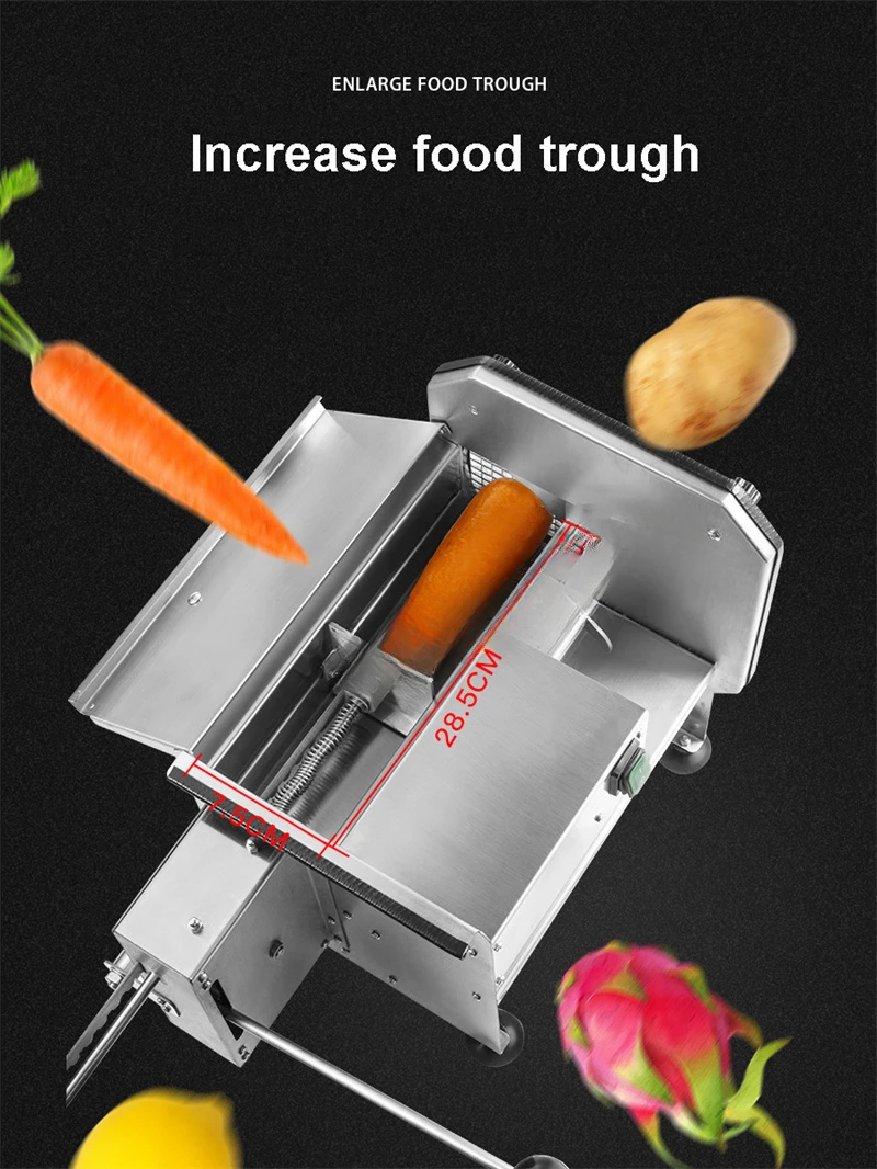 Commercial Automatic Dicing Machine Electric Fruit and Vegetable Granule Dice Machine Radish Potato Mango Shredder Equipment