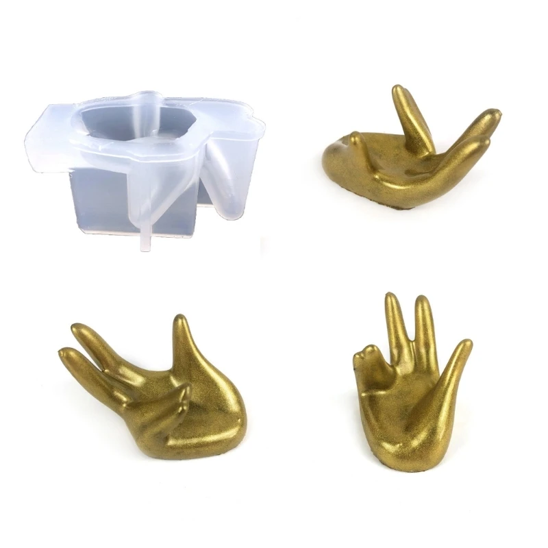 DIY 시계 반지 홀더 목걸이 보관함 3D 금형용 실리콘 몰드