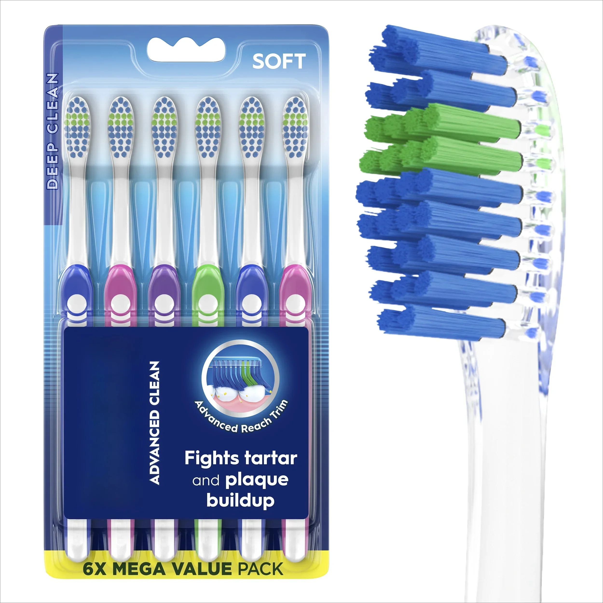 

Усовершенствованные чистые зубные щетки, щетина для изменения цвета — нежная на деснах, идеально подходит для взрослых, детей и семьи, ухода за зубами.