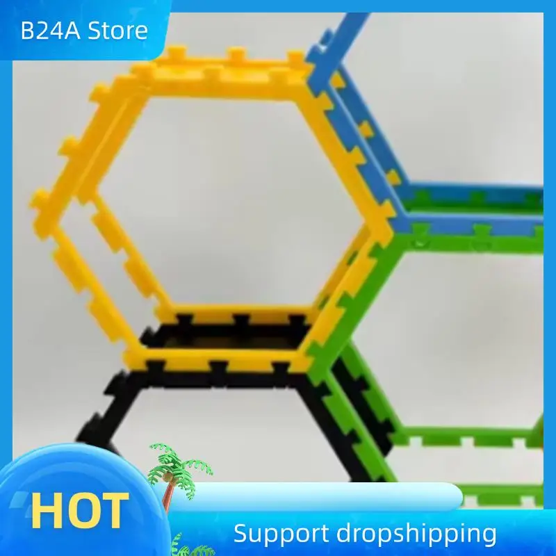 

B24A 3 шт. новая шестиугольная витрина для игрушек, подставка для сращивания сотовой полки для хранения, инструмент для хранения игрушек «сделай сам»