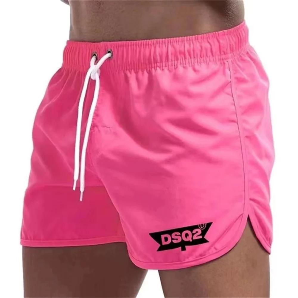 Summer men\'s beach shorts print Quick drying Breathable outdoor fitness jogging sexy shorts casual swimming trunks