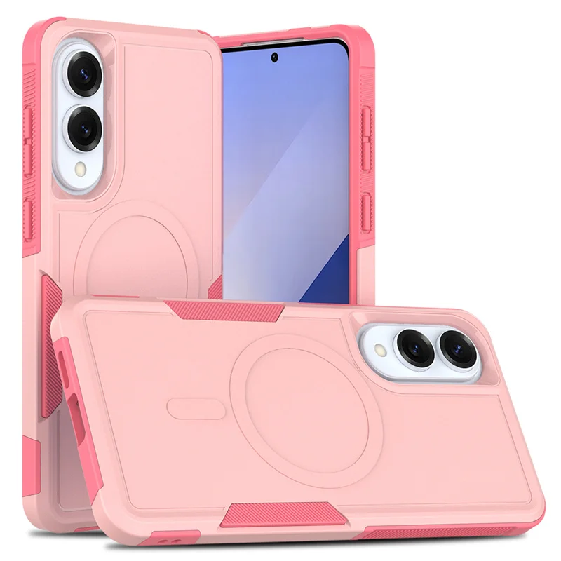 

For Magsafe Magnetic Phone Case For Samsung Galaxy S24 S25 Ultra Plus A56 A36 A26 A16 A06 A55 A35 A25 A15 Shockproof Hard Cover