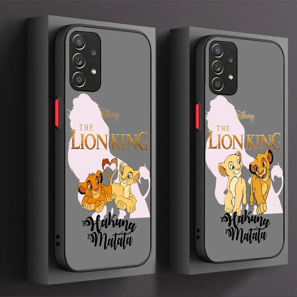 Disney The Lion King Hakuna Matata Case For Samsung Galaxy A73 A72 A71 A53 A52 A52S A51 A42 A33 A32 A31 A23 A14 A13 Matte Cover