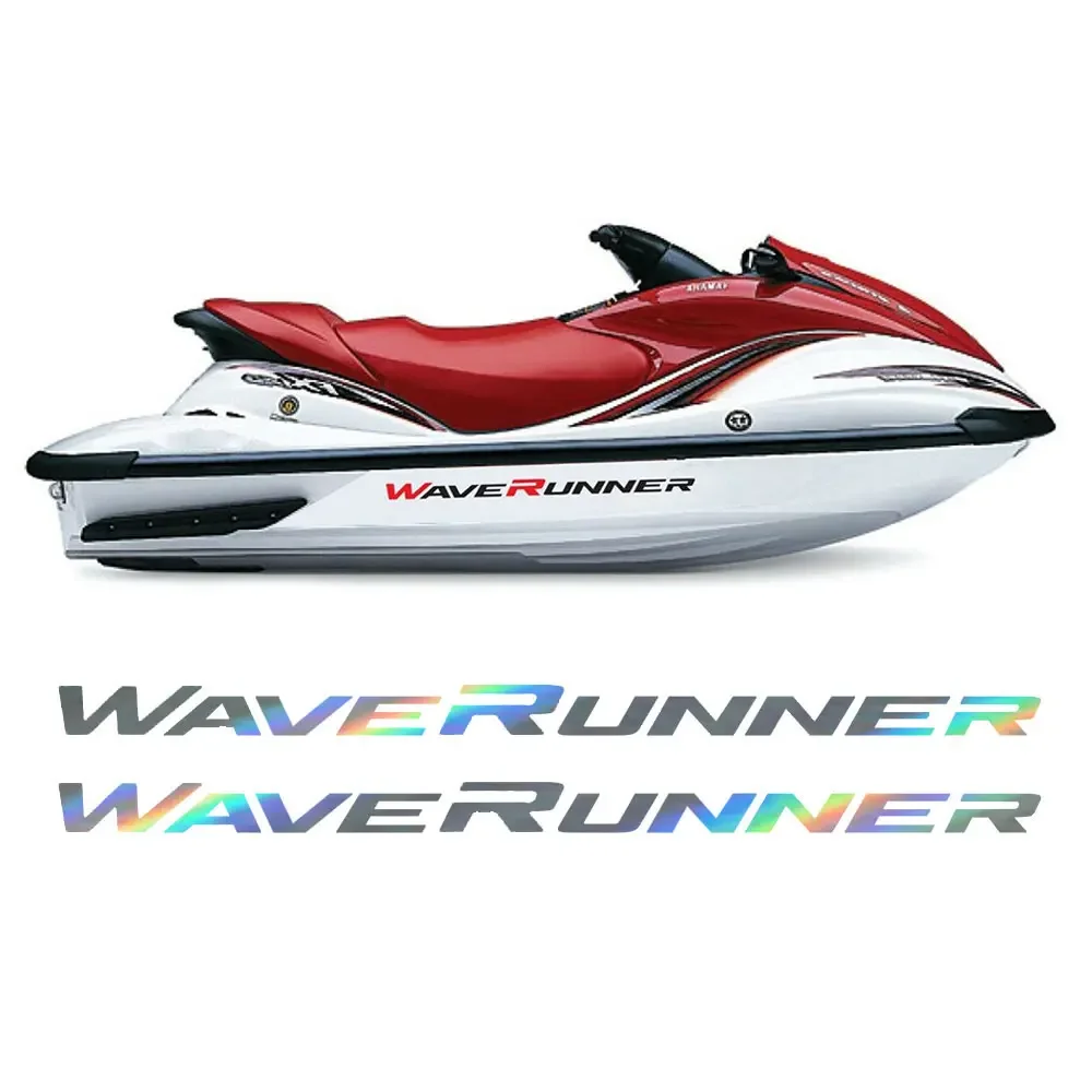 2X para YAMAHA WAVERUNNER calcomanías de casco pegatina de remolque FX VX FZR WAVE RUNNER KIT gráfico
