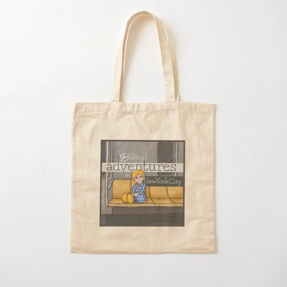 Mrs. Beasley's Adventures Tote Bag woman shopping bag Handbags tote bag canvas reusable shopping bags