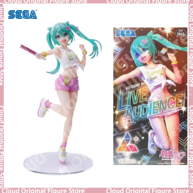在庫-100-オリジナルセガ-luminasta-vocaloid-初音ミクライブサポート-pvc-アクションフィギュアモデルコレクション人形玩具ギフト