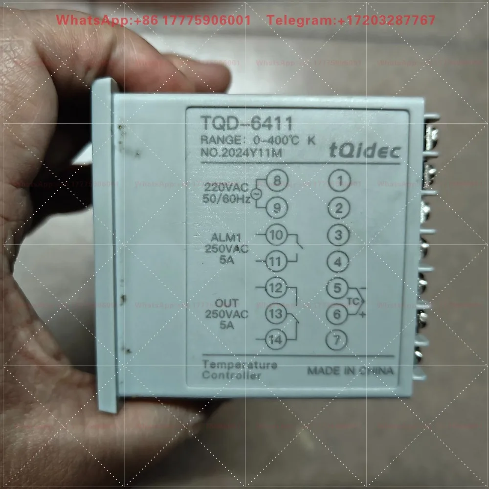 Taiquan Electric Intelligent 72 Digital Temperature Control Instrument Controller TQD-6411 (K-type Relay)