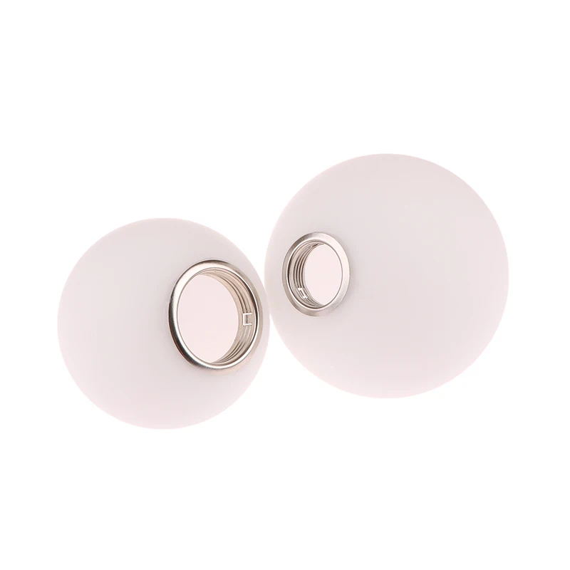 Pantalla de lámpara esférica esmerilada de vidrio blanco para E14E27, accesorio de apertura, accesorio de vidrio, reemplazo de pantalla de lámpara