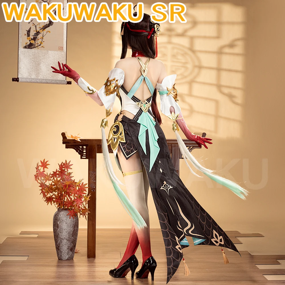 Lingsha Cosplay Costume Game Honkai: Star Rail Cosplay WakuWaku-SR Honkai HSR Lingsha Women Cosplay Halloween Ling Sha