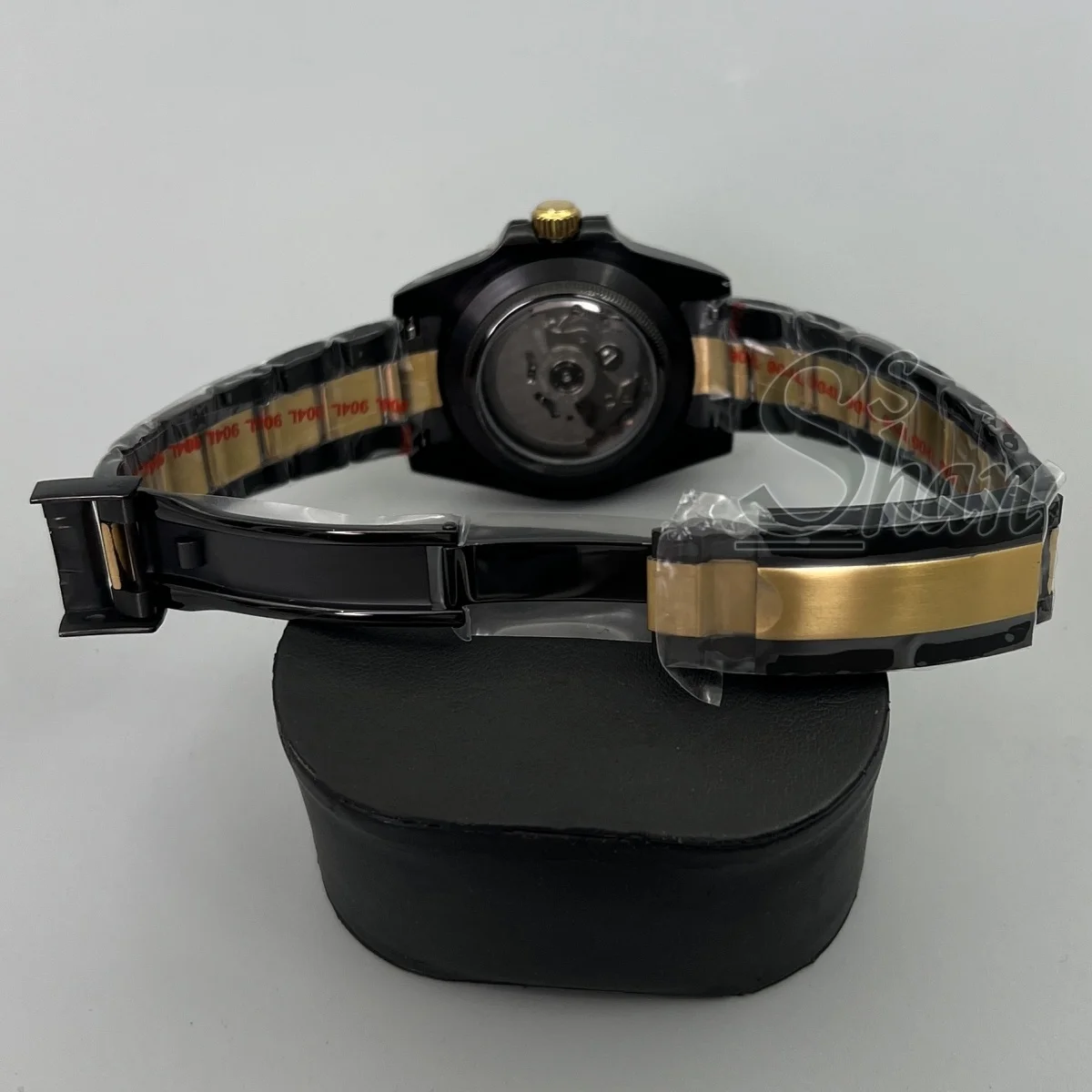 NH35 PT5000 40mm ツートンゴールド メンズ高級ダイビングウォッチ サファイアガラス セラミックベゼル ステンレススチールブレスレット 防水