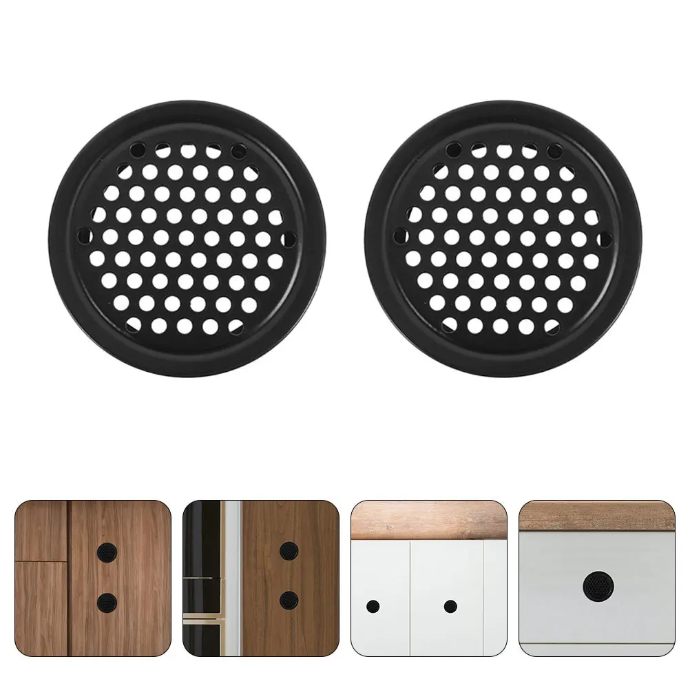 

10Pcs Stainless Steel Mesh Hole Louver Vent Round Air Vent Cabinet Shoe Cabinet Wardrobe Closet Ventilation Mesh Cover