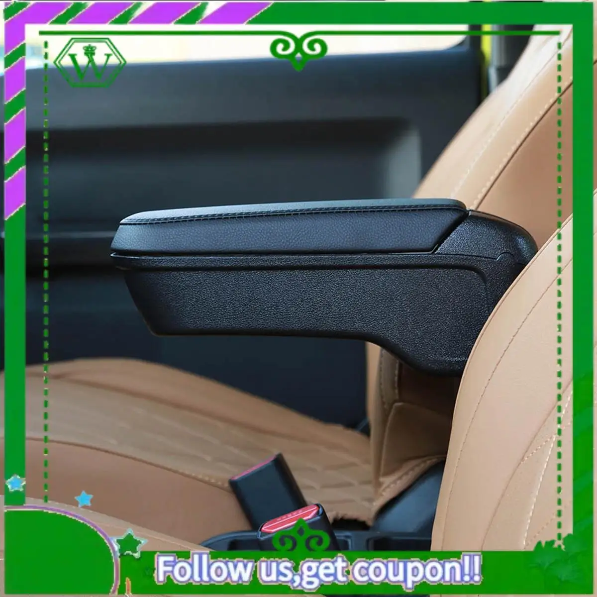 

AC34-New Central Armrest Box For Suzuki Jimny 2018-2022 JB64W JB74W Car Storage Box Gear Shift Tray Interior Accessories