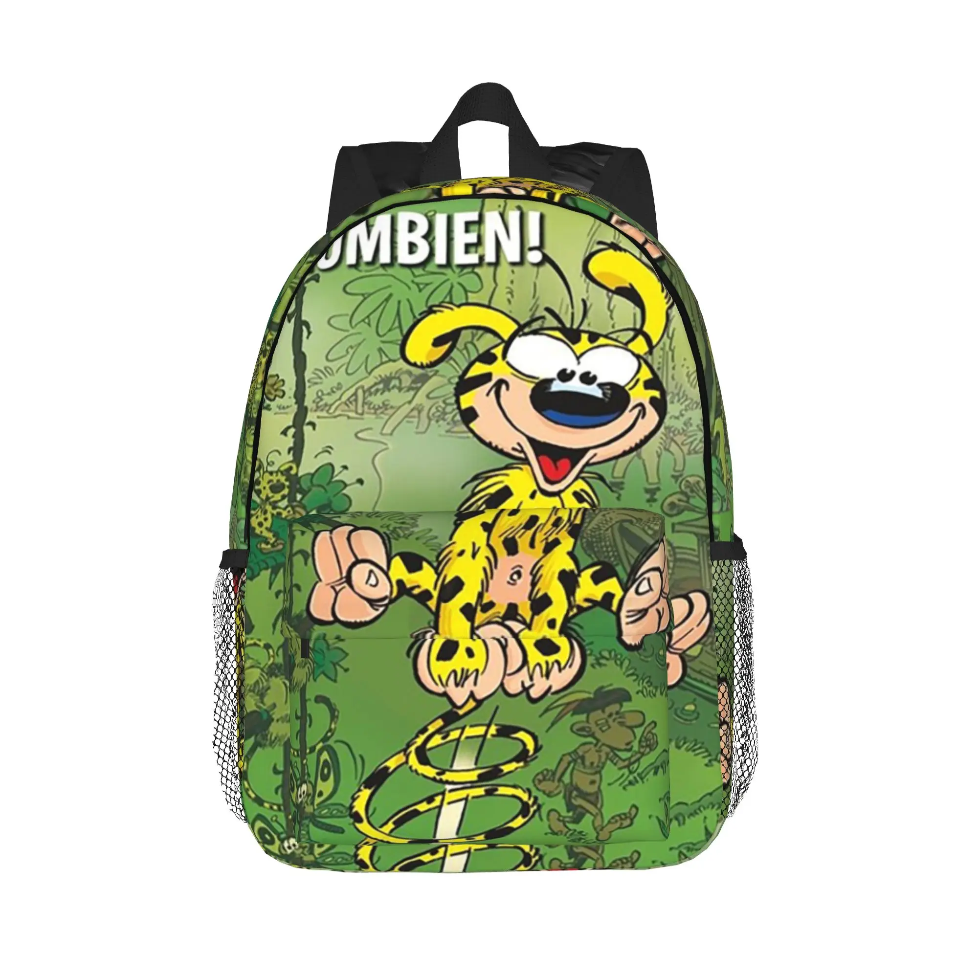 Art Marsupilami Cartoon Anime Backpack Hot Sale Daypack Large Capacity Boy Girl BookBag Shoulder Bags for Men Women School Bag