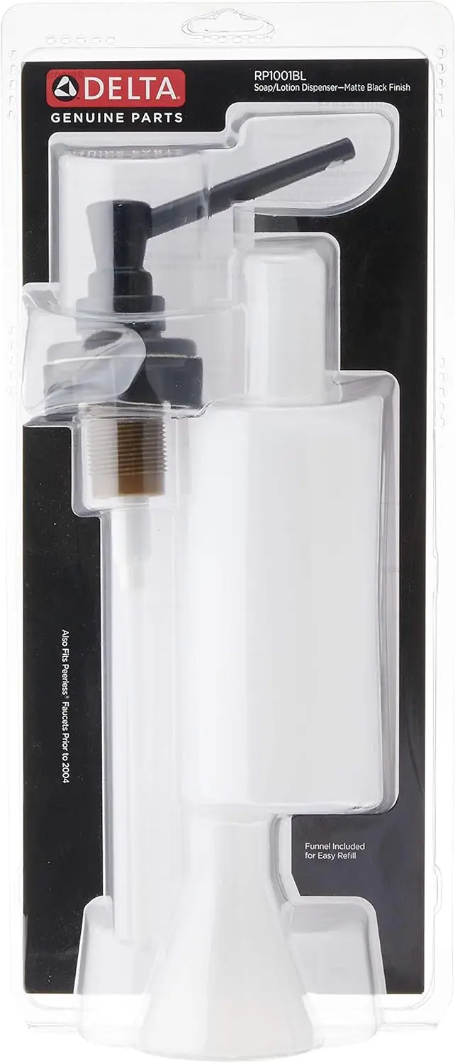 

Touchless Soap Dispenser with Funnel, 13oz Bottle for Kitchen & Bathroom, Easy Installation