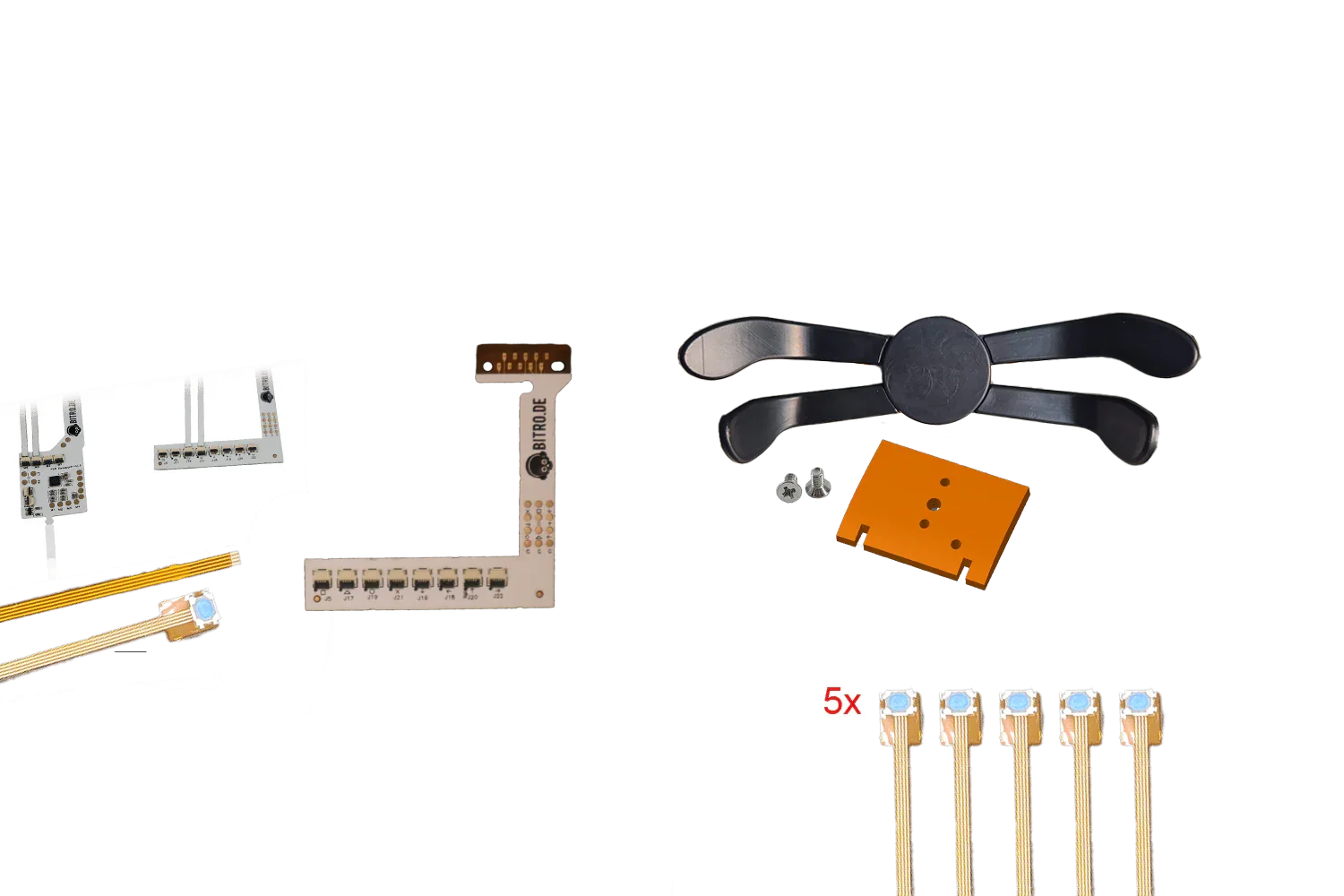 PS5 Remapper Set BDM030-050 – DIY Controller 4 Knoppen Mod Kit – Achterknoppen – Geen solderen nodig