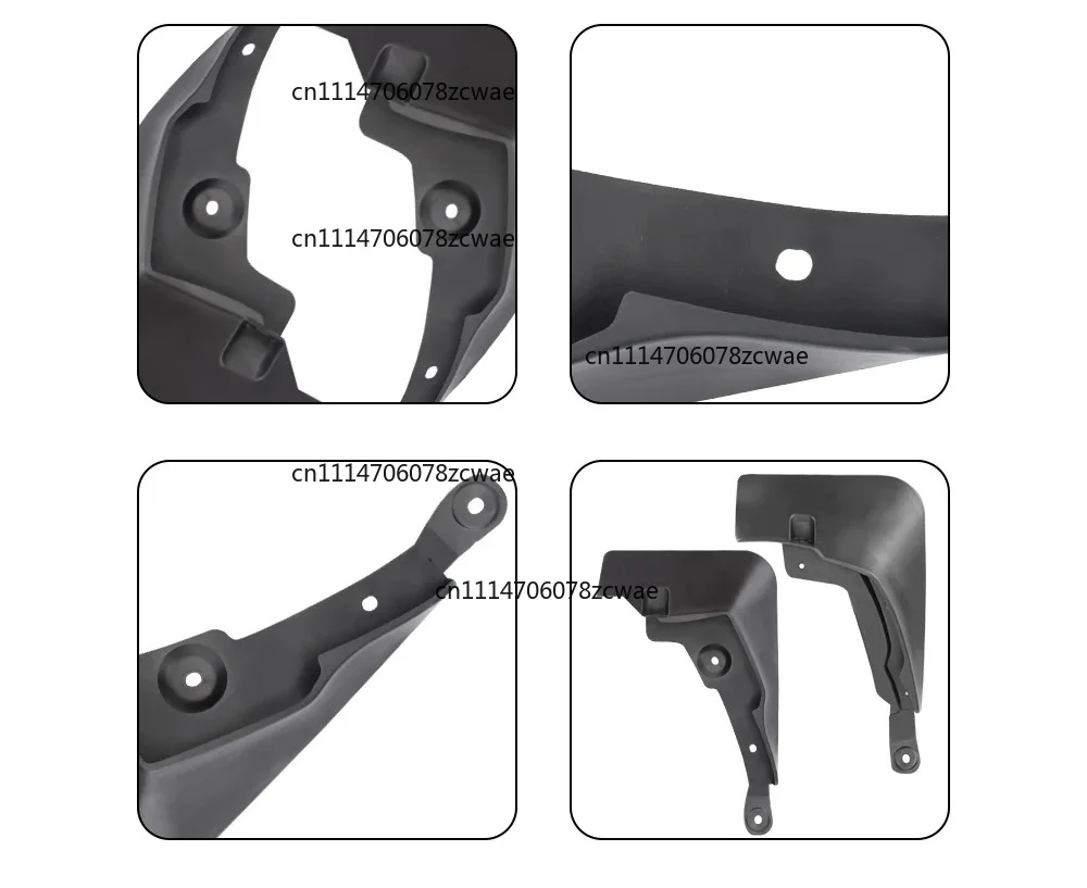 for Toyota RAV4 2020 Mud Flaps Scratch Resistant 4 Piece/Set Car Mudguards Anti Sludge Fender Car Accessories