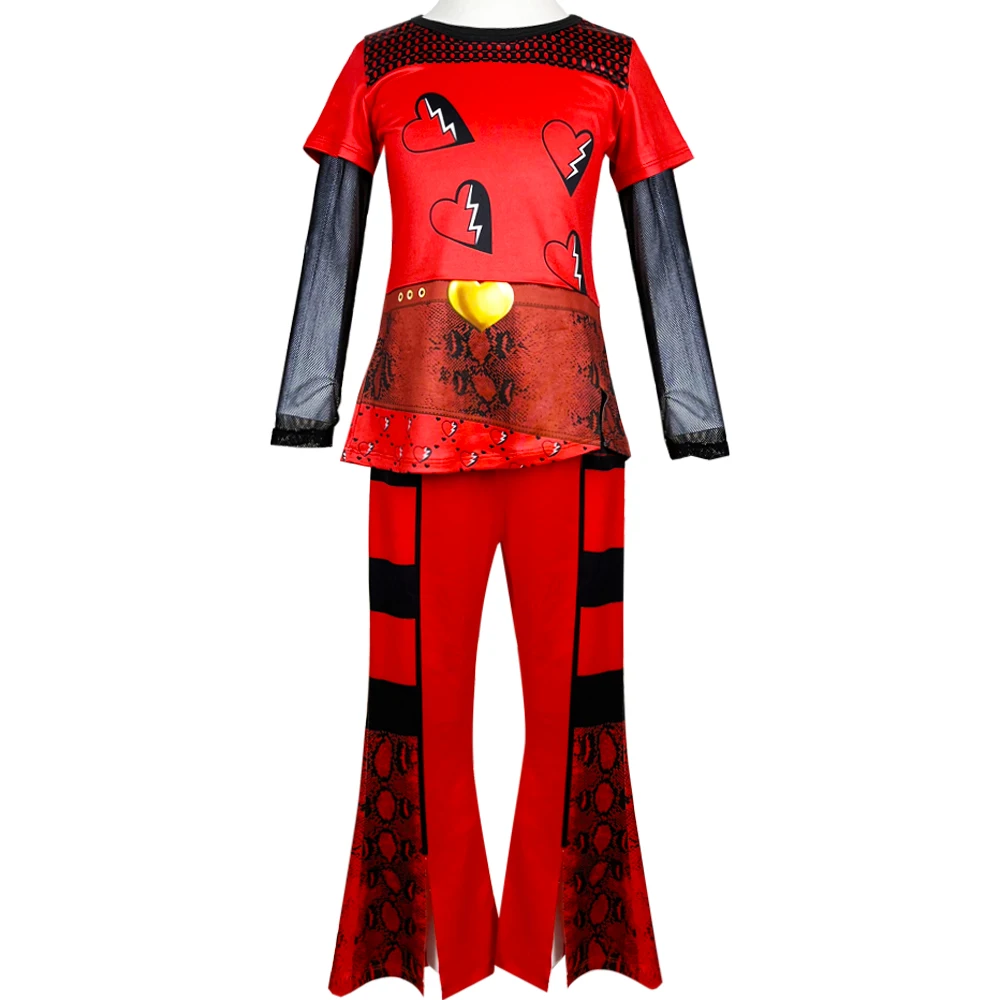 Red clothing descendants 4 new girls Halloween dressing clothing children's movie 