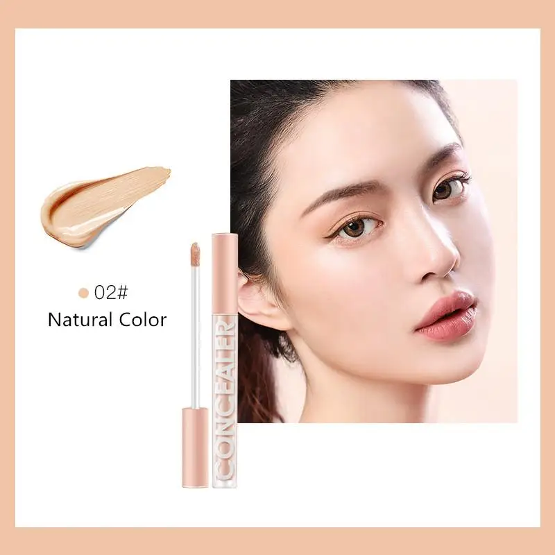 Corrector líquido para ojos y cara, cobertura de ojeras, acné, Base de maquillaje Natural, crema de Base, cosméticos