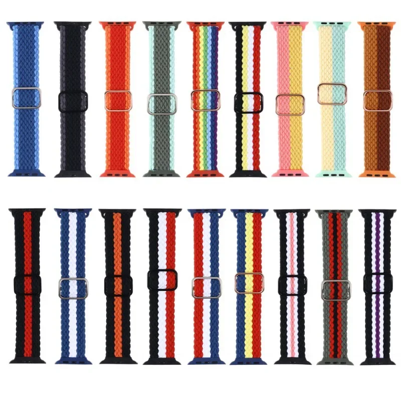 Nylon loop strap For Apple watch Ultra/2 49mm 9 8 7 45mm 41mm Breathable bracelet wristband For iwatch 6 5 4 3 SE 44mm 42mm 40mm