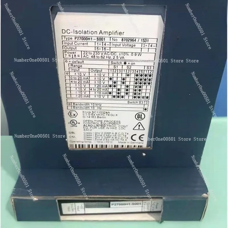 

P27000 H1-S001 P27000 H1 P15000H1-S004 Isolation Module