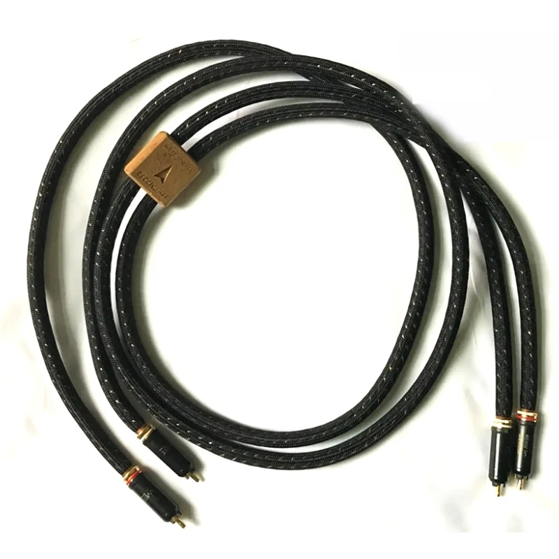 

Hifi Audio Hi-End KS-1011 5N OFC Copper audio interconnect Cable with WB-0102Cu RCA Connectors