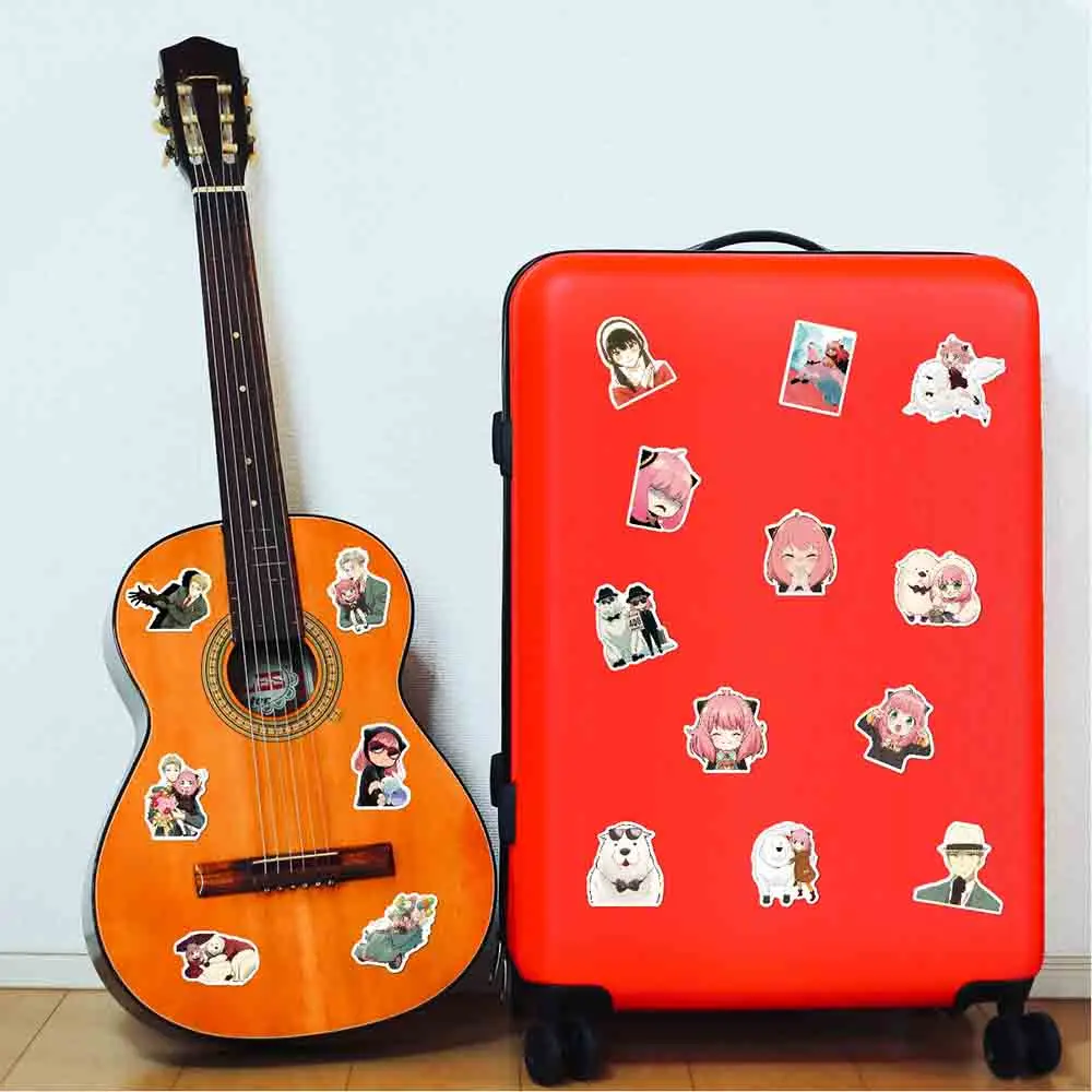 10/30/50/100pcs Cartoon SPY×FAMILY Anime Stickers Funny Graffiti Decal Suitcase Phone Scrapbook Guitar Cute Anya Forger Sticker