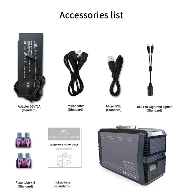 240V 300W 500W 1000W 3000W 5000W 6000w Solar Generator with Panel