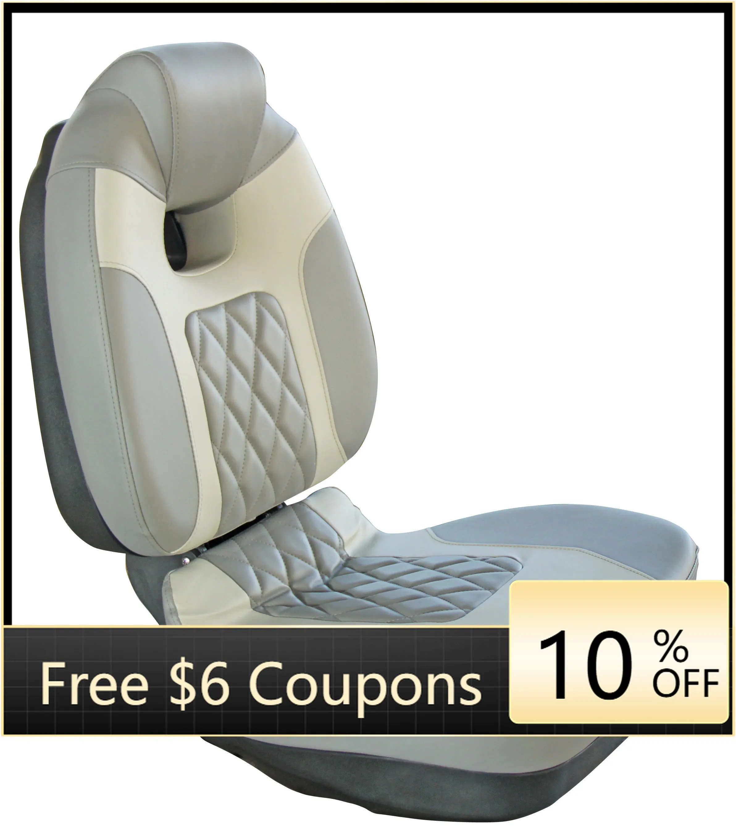 STLF مقعد قارب فاخر قابل للطي باللون الرمادي عالي الجودة مخصص مقاوم للماء مقاعد خفافيش عائمة لليخوت القارب